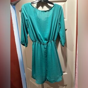Teal Charlotte Russe dress size small